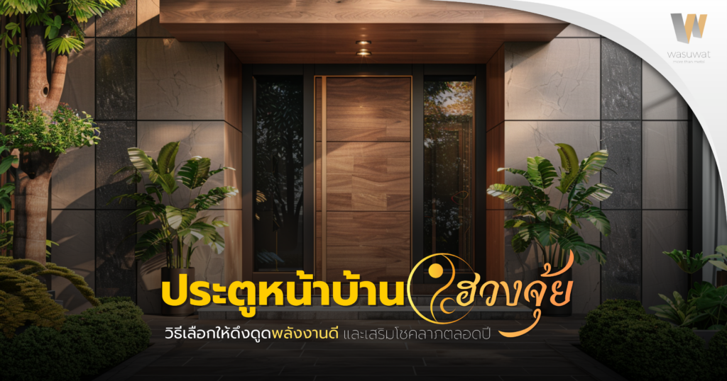 ประตูหน้าบ้าน ฮวงจุ้ย เลือกอย่างไรให้ดึงดูดพลังงานดีและเสริมโชคลาภตลอดปี